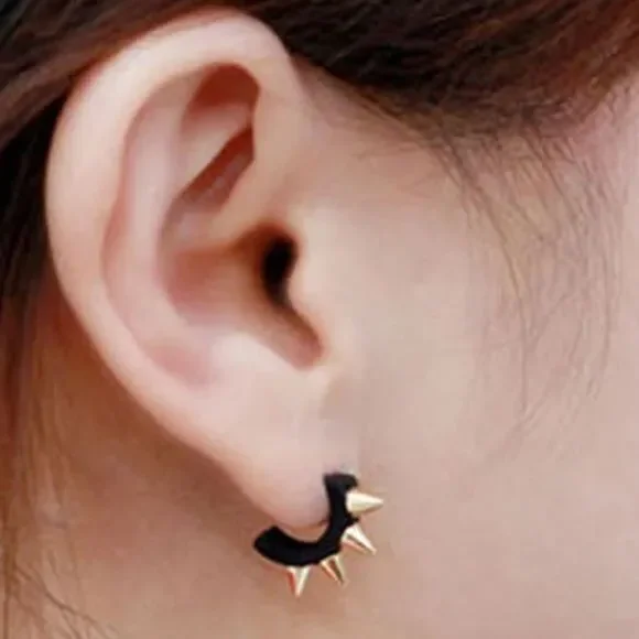 (P1) Spike Earrings - Picture 3 of 6